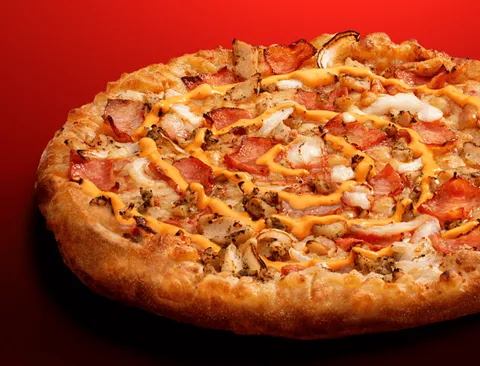 Pizza Bacon Chicken Burger — Telepizza