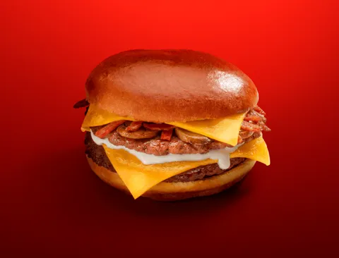 Smash Burger Carbonara — Telepizza