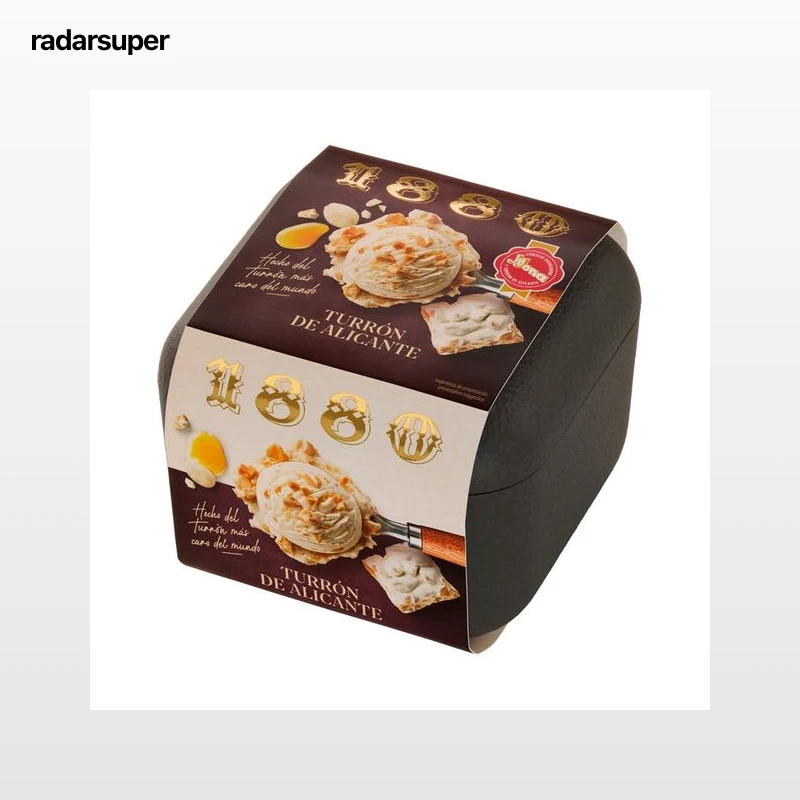 1880 Helado de turrón de Alicante, tarrina 320 g. 430 ml.