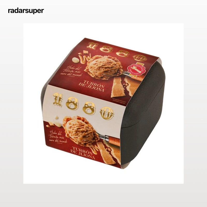 1880 Helado de turrón de Jijona, tarrina 320 g. 430 ml.