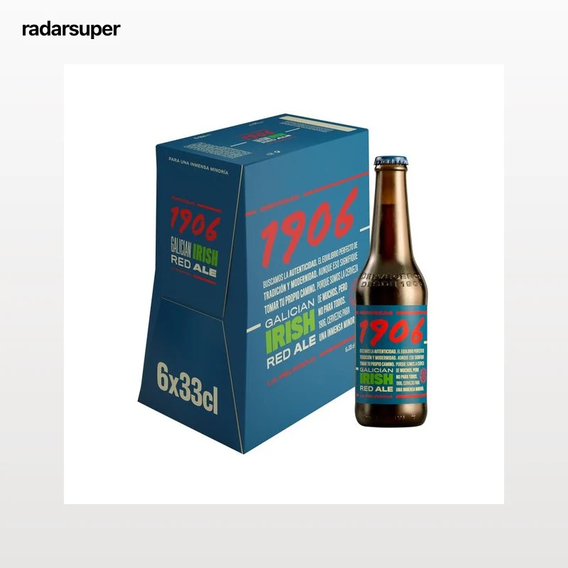 1906 Cervezas Irish Red Ale pack 6 uds. x 33 cl.