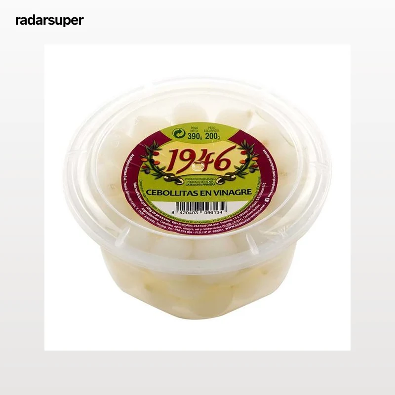1946 Cebollitas en vinagre (producto pasteurizado) 200 g.