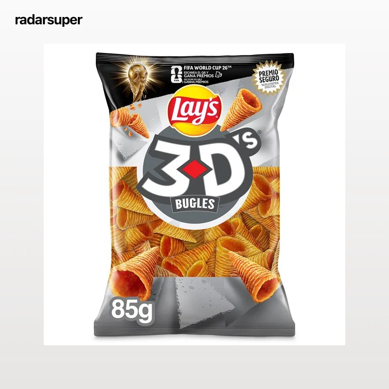 Lay's 3D's sabor queso y bacon 85 g