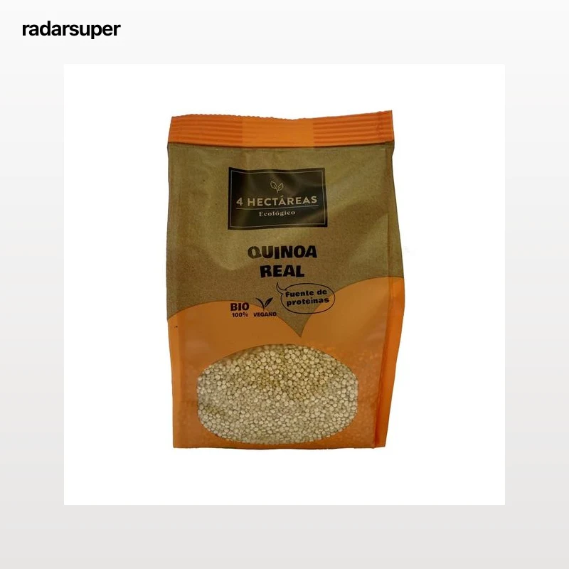 4 HECTÁREAS Bio Quinoa real en grano 250 g