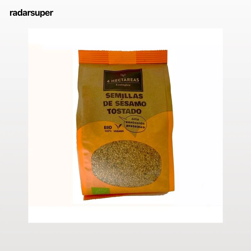 4 HECTÁREAS Semillas sésamo tostado bio 250 g.