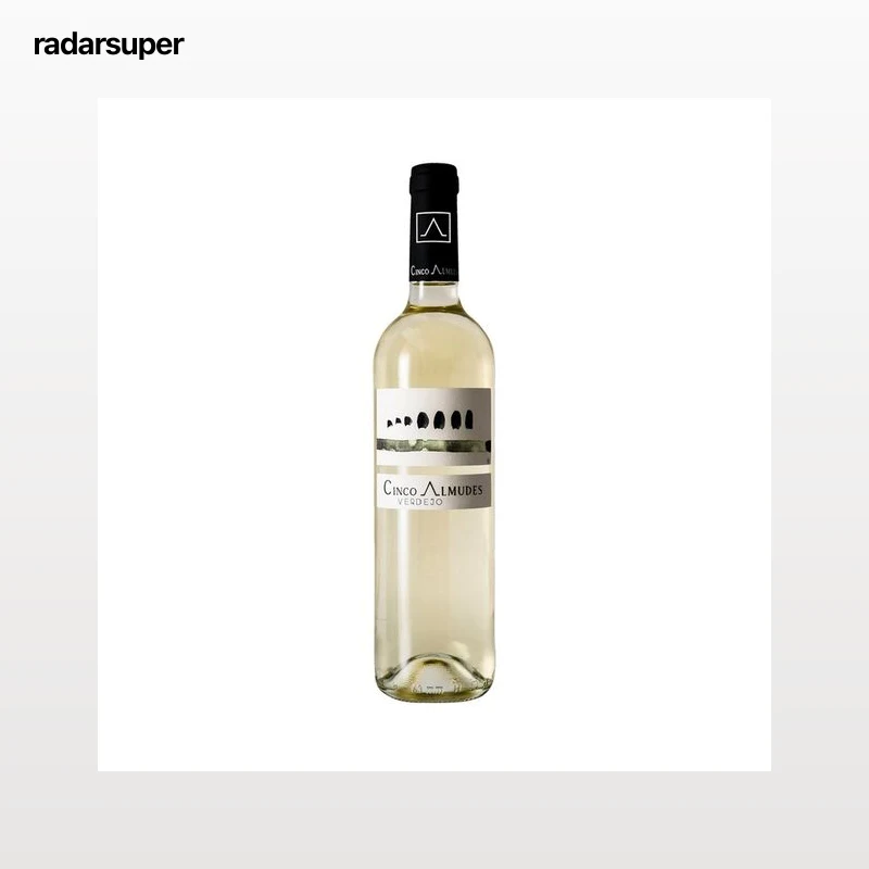 5 ALMUDES  Vino blanco verdejo con D.O. Ribera del Jucar botella 75 cl.