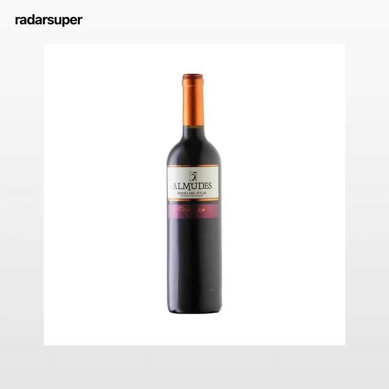 5 ALMUDES  Vino tinto crianza con D.O.P Ribera del Júcar 5 ALMUDES botella de 75 cl.