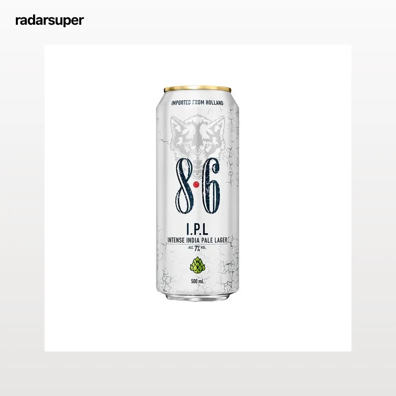 8.6 Cerveza Intense IPL (Indian Pale Lager) lata 50 cl.