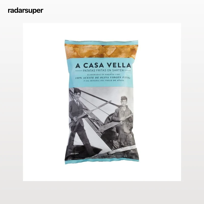 A CASA VELLA Patatas fritas en aceite de oliva virgen extra A CASA VELLA 300 g.