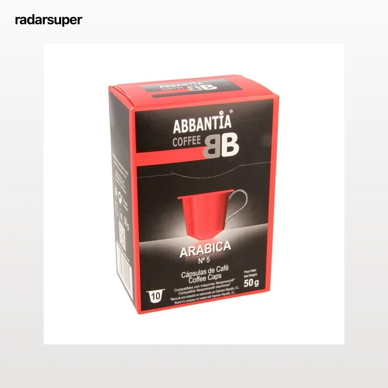 ABBANTIA Café en cápsulas intenso Arábica nº5, 10 uds.
