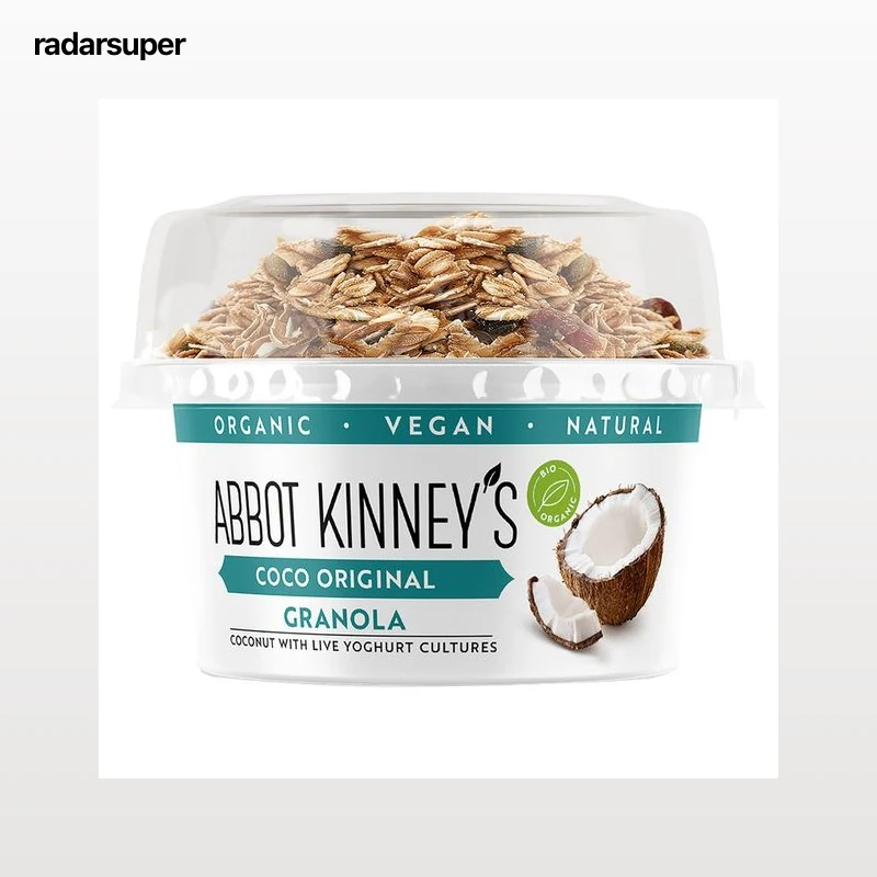 ABBOT KINNEY´S Postre de coco con granola ecológica 145 g.