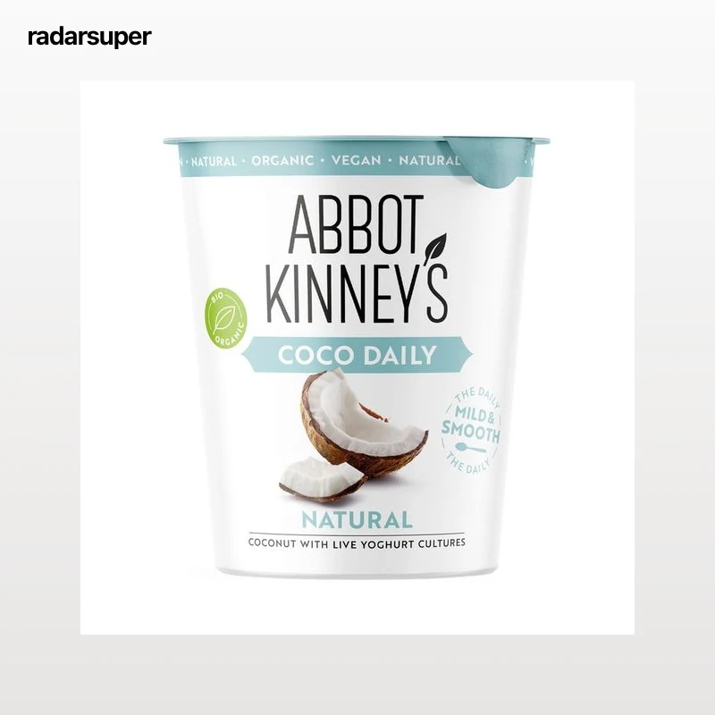 ABBOT KINNEY´S Postre de coco natural ecológico 350 g.