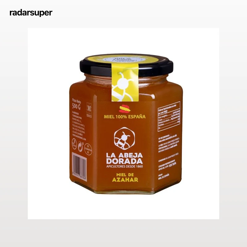 LA ABEJA DORADA Miel de Azahar 100 % Española 500 g.