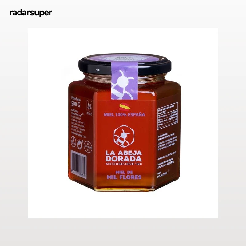 LA ABEJA DORADA Miel Mil Flores 100 % Española 500 g.