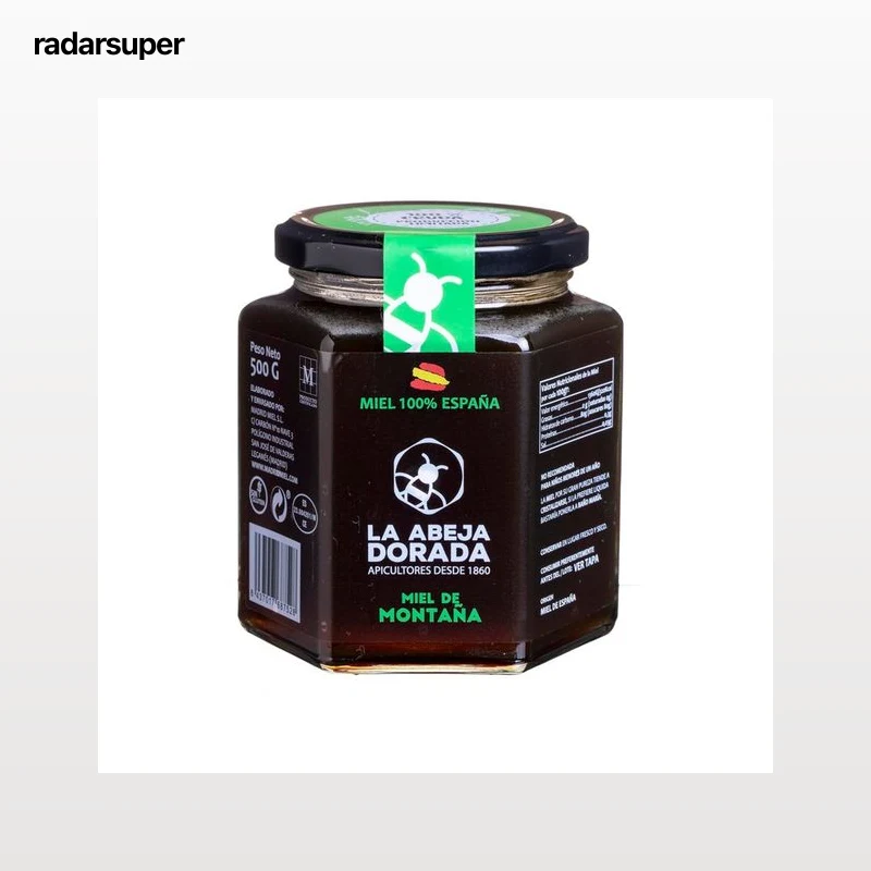 LA ABEJA DORADA Miel de Montaña 100 % Española 500 g.