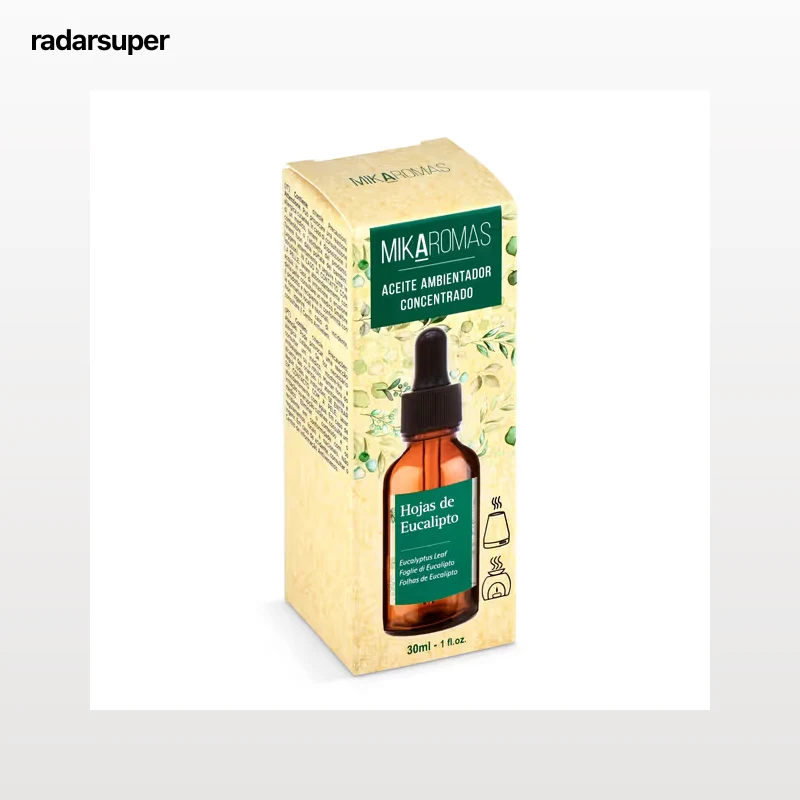 Aceite ambientador concentrado de eucalipto Mikaromas frasco 30 ml