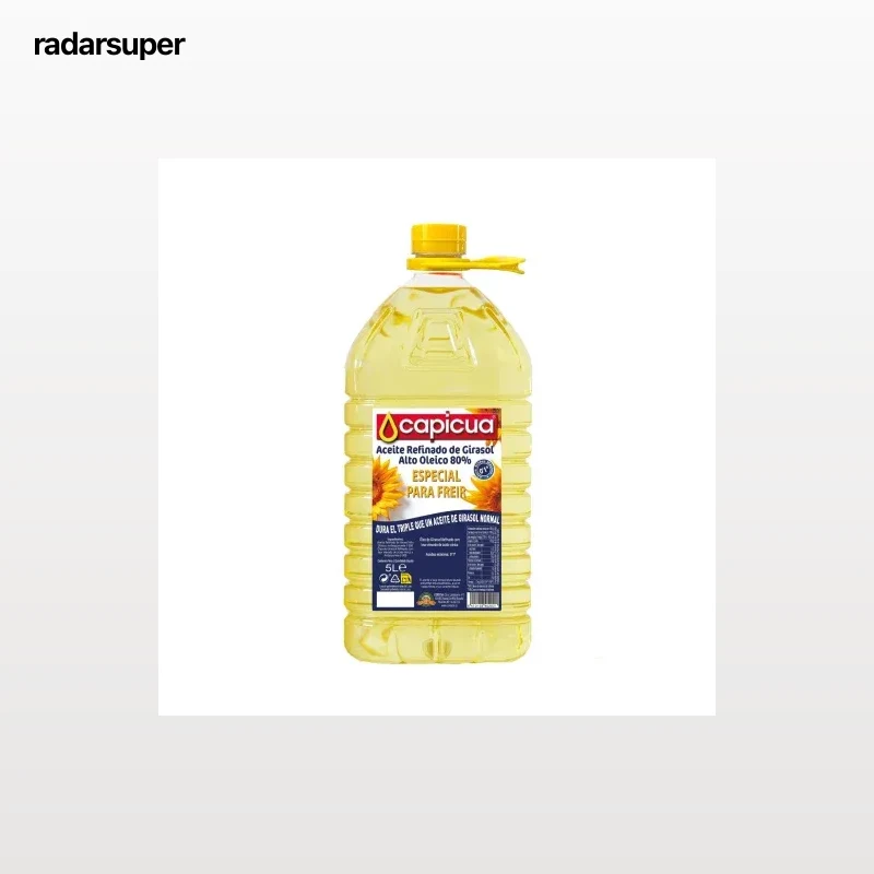 Aceite de girasol Capicua garrafa 5 l.
