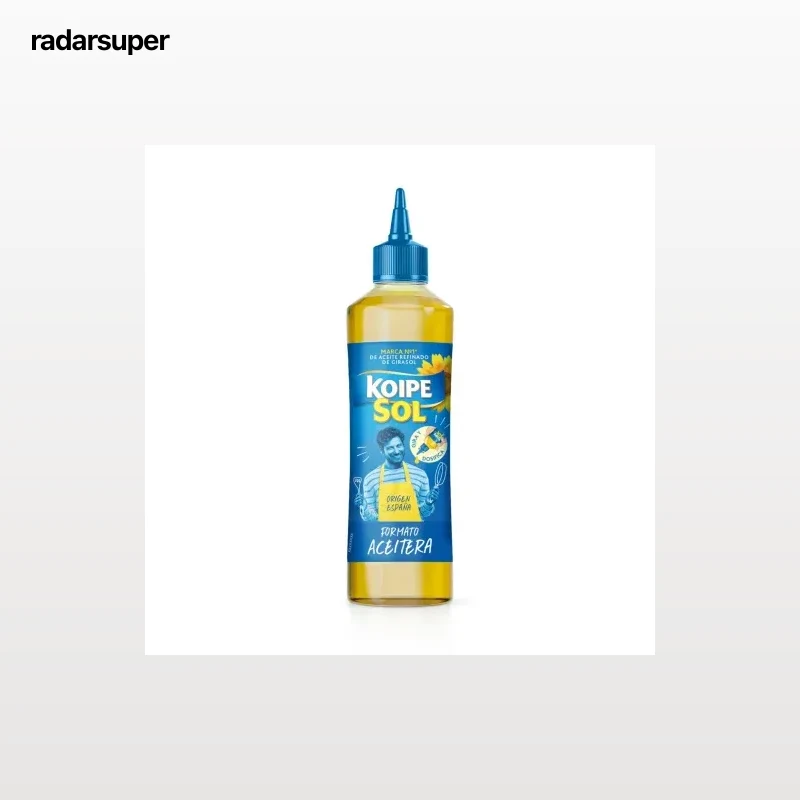 Aceite de girasol formato aceitera Koipe Sol 460 ml.