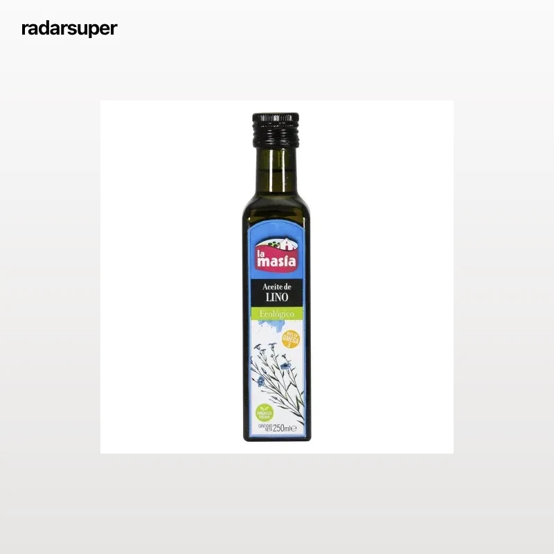 Aceite de lino ecológico La Masía 250 ml.