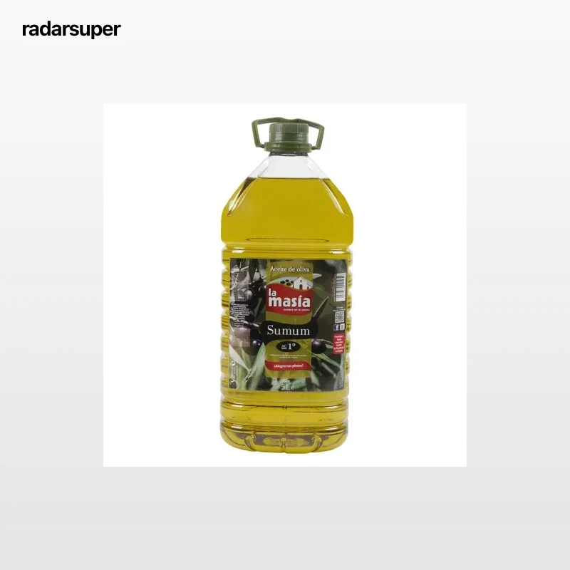 Aceite de oliva intenso 1º La Masía garrafa 5 l.