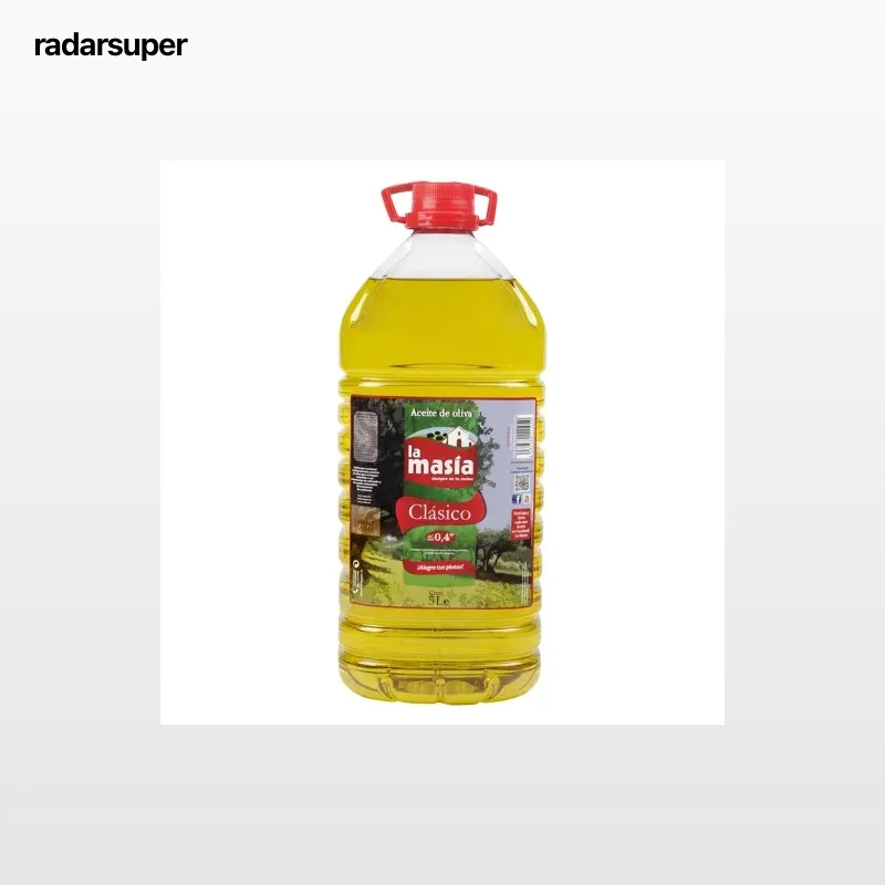 Aceite de oliva suave 0,4º La Masía garrafa 5 l.