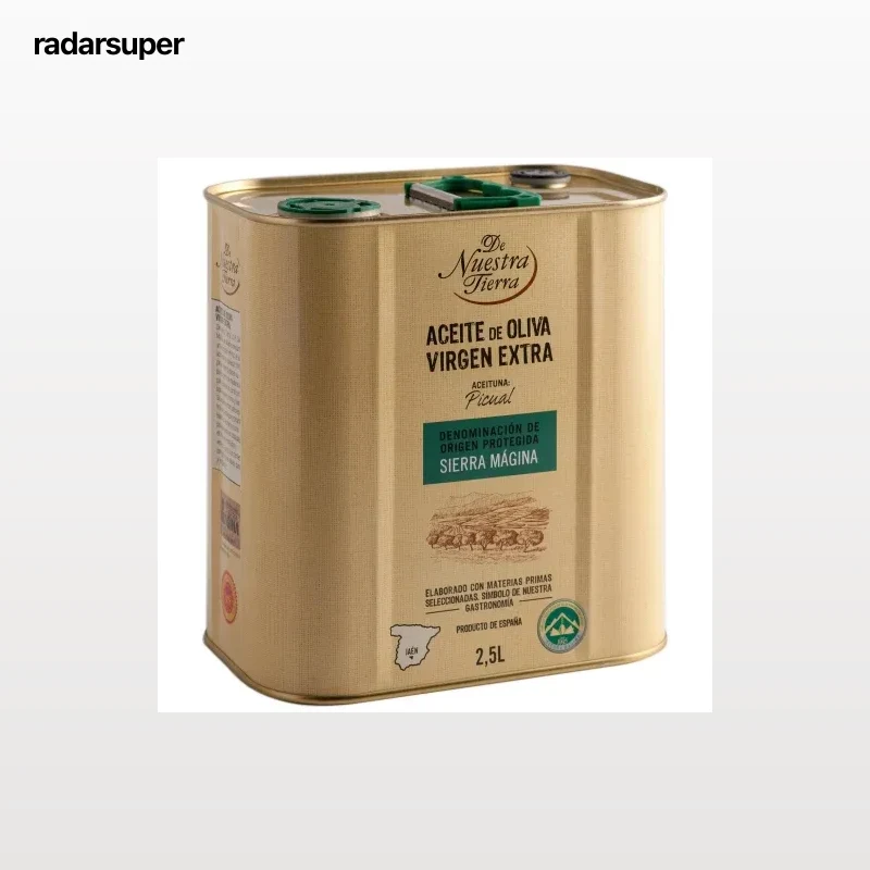 Aceite de oliva virgen extra De Nuestra Tierra 2,5 l.
