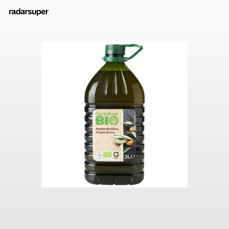 Aceite de oliva virgen extra ecológico Carrefour Bio 3 l.