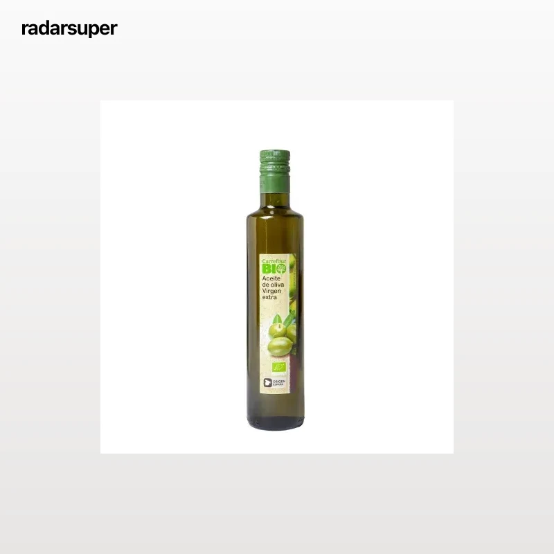 Aceite de oliva virgen extra ecológico Carrefour Bio 500 ml.