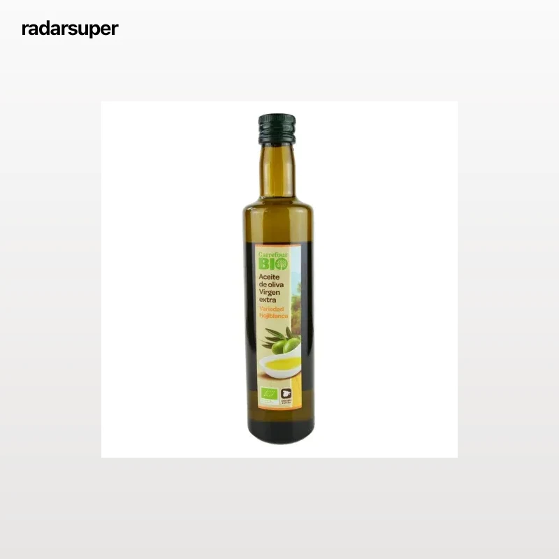 Aceite de oliva virgen extra ecológico Carrefour Bio Hojiblanca 500 ml.
