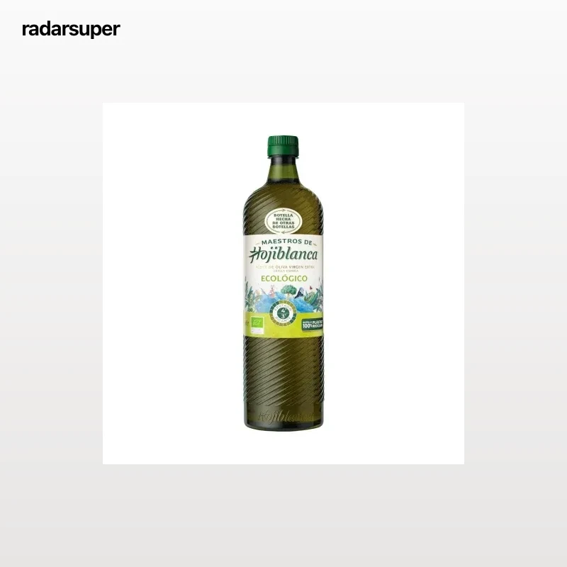 Aceite de oliva virgen extra ecológico Maestros de Hojiblanca 75 cl.