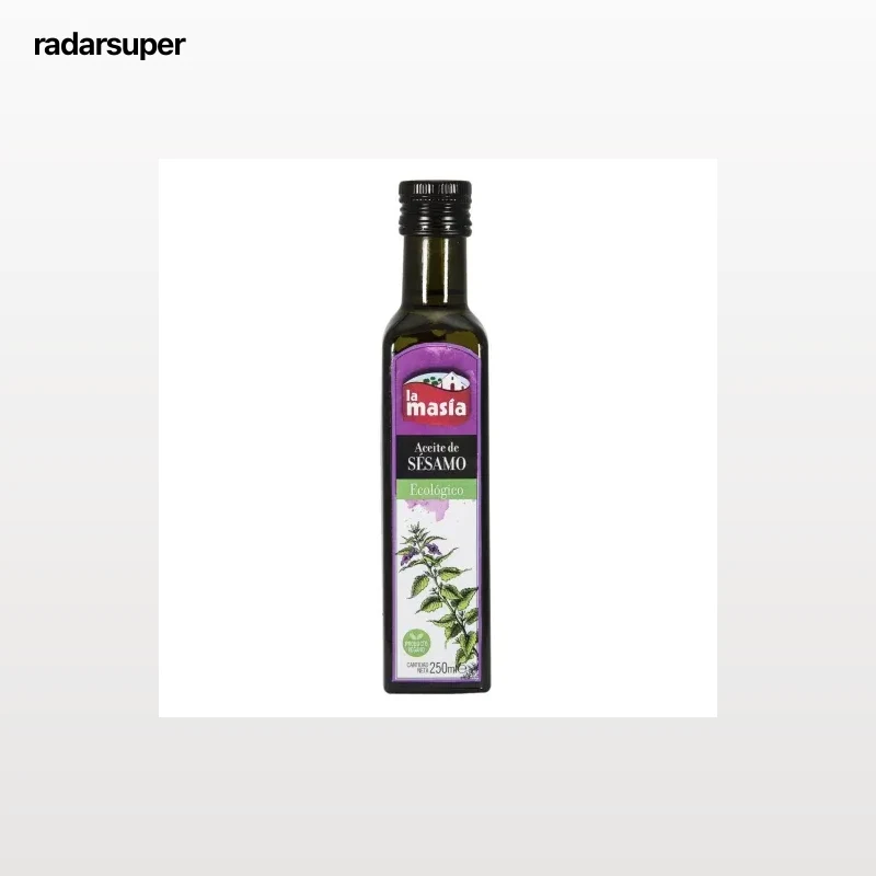Aceite de sésamo ecológico La Masía 250 ml.