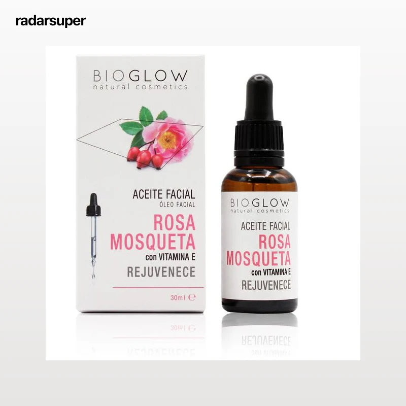 Aceite Facial Bioglow 30Ml Rosa Mosqueta Rejuvenece Con Vitamina E