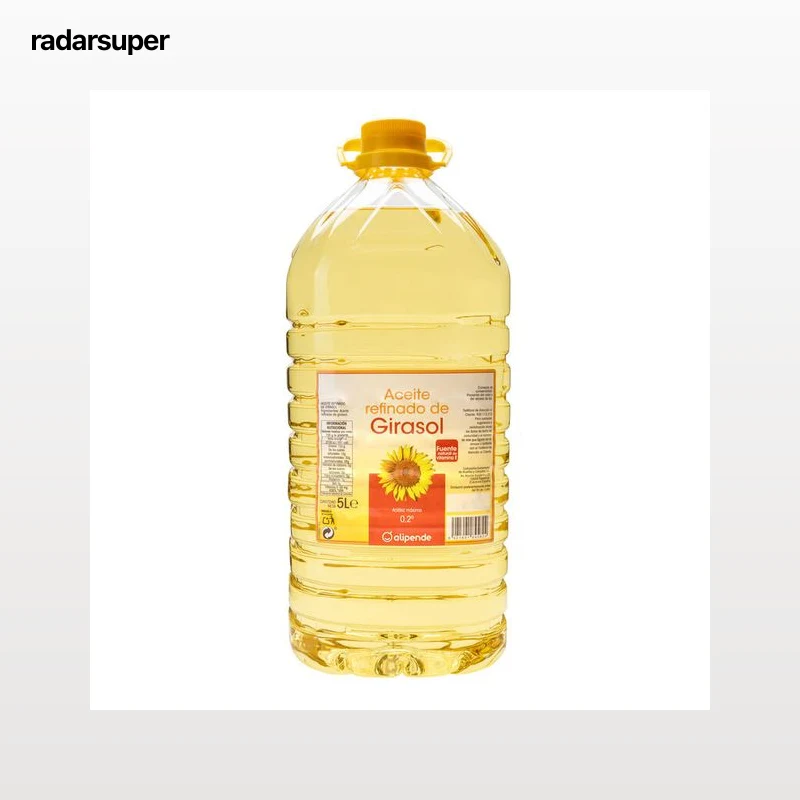 Aceite de girasol Alipende garrafa 5l (acidez máxima 0,2º)