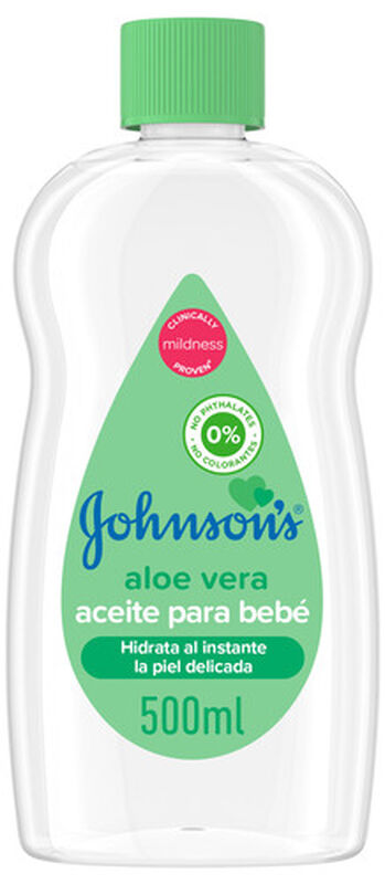Aceite infantil corporal Johnson´s 500ml aloe vera