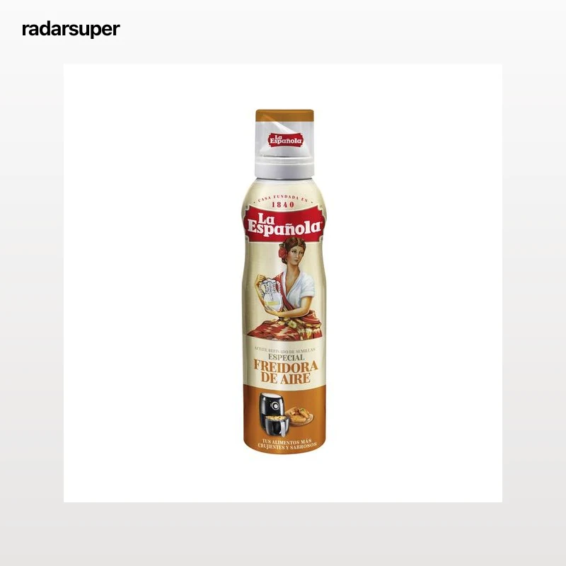 Aceite de oliva de semillas en espray, especial para freidora de aire 200 ml.