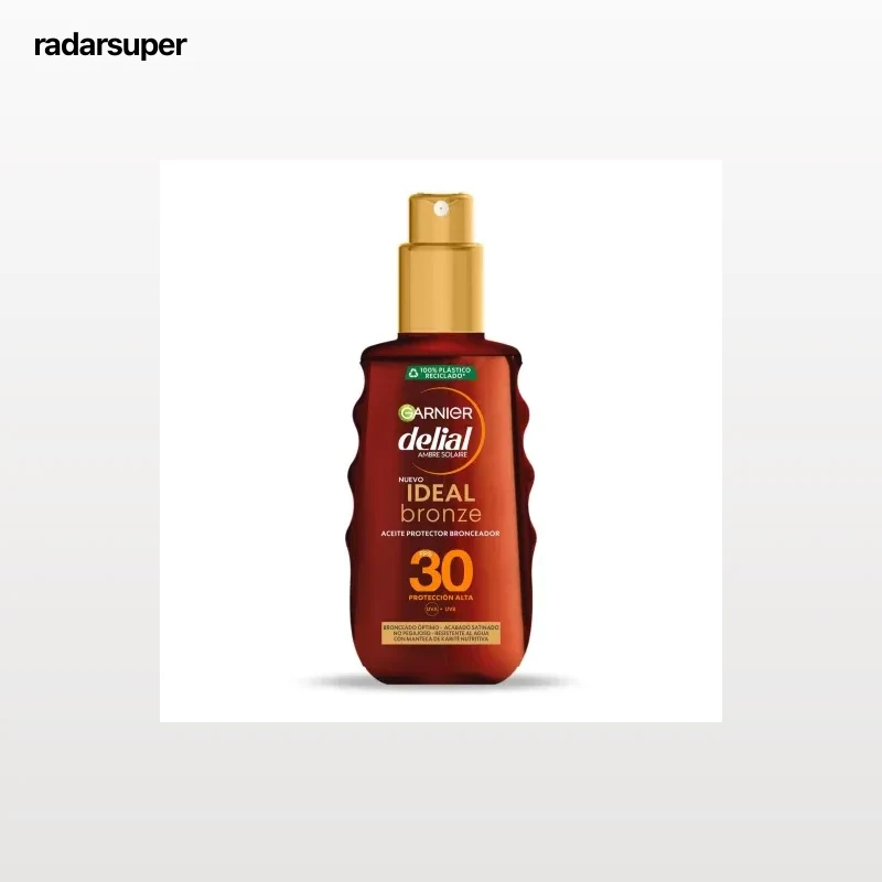 Aceite protector bronceador FPS30 Ideal Bronze Garnier Delial 150 ml.