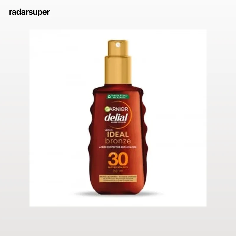 Aceite protector bronceador FPS30 Ideal Bronze Garnier Delial 150 ml.