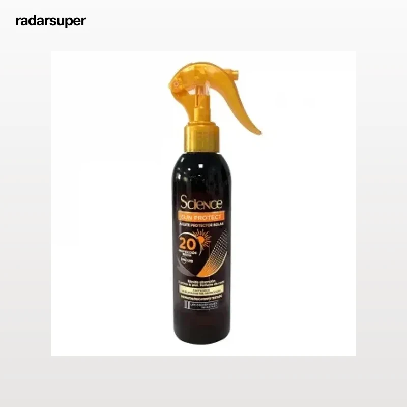Aceite protector solar SPF20 Science Les Cosmétiques 200 ml.