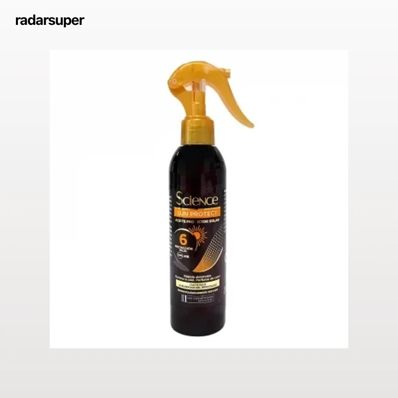 Aceite protector solar SPF6 Science Les Cosmétiques 200 ml.