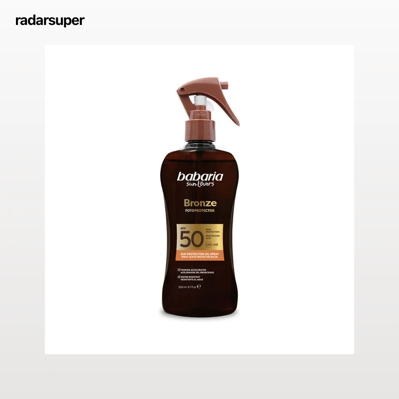 Aceite solar bronceador Babaria 200ml FP50 sun lovers