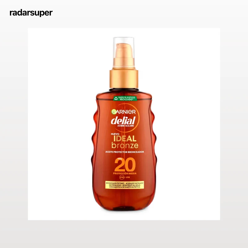 Aceite solar protector dorado sublime spf 20 Delial 150 ml