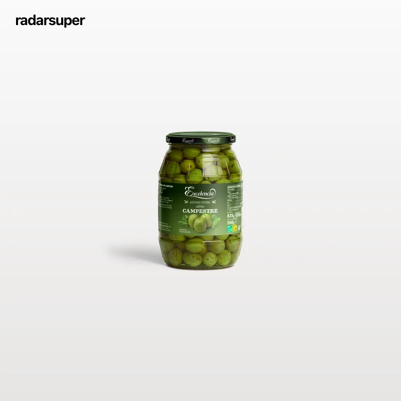 Aceituna con hueso aliñadas estilo Campestre Excelencia 500g