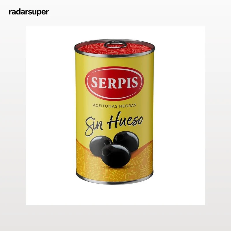 Aceituna negra sin hueso Serpis 130g