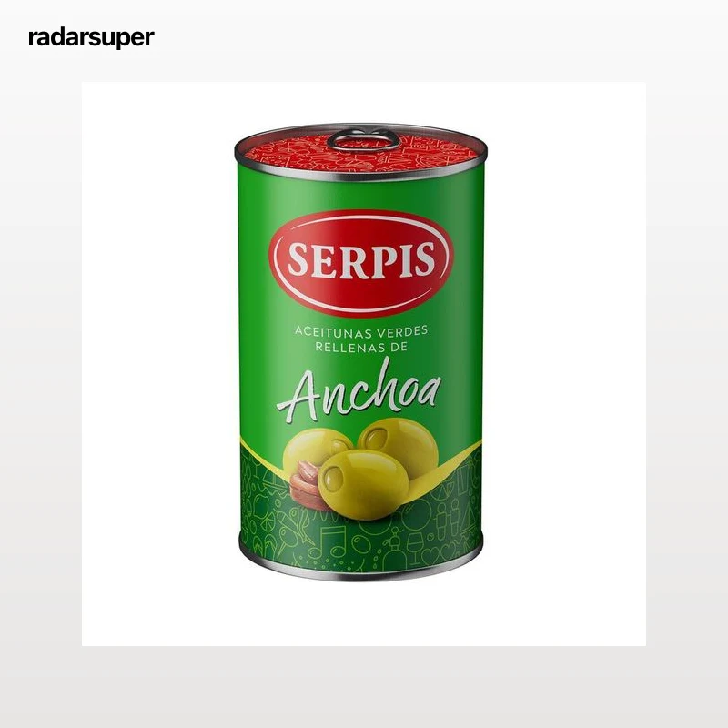 Aceituna rellena de anchoa Serpis 130g