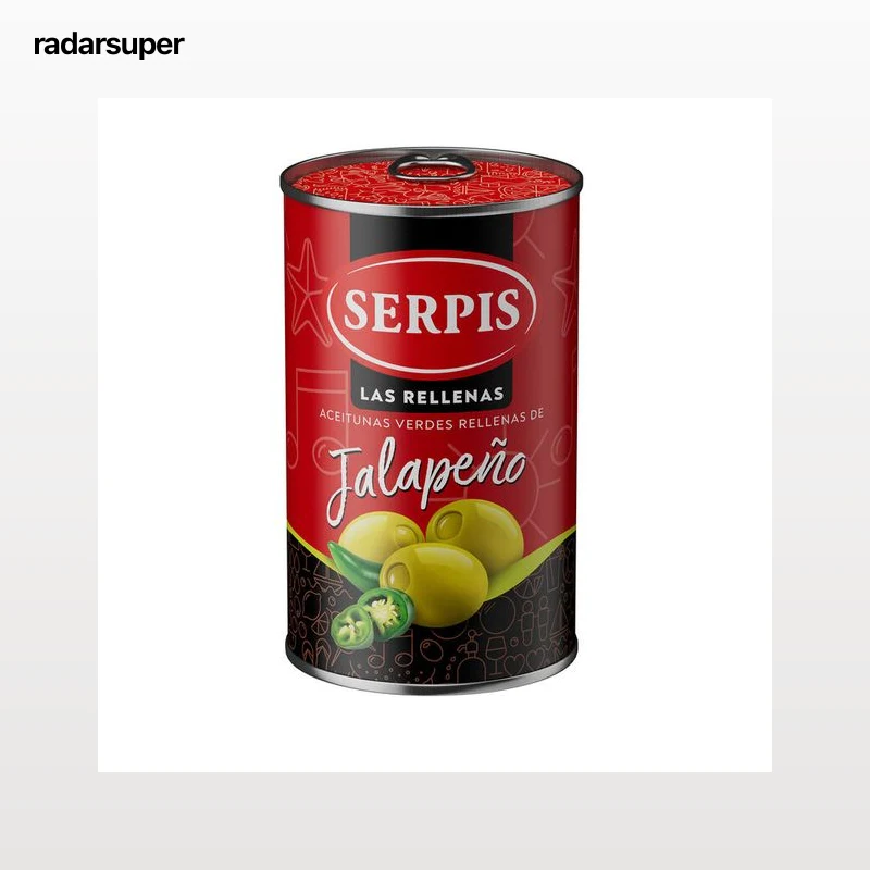 Aceituna rellena de jalapeño Serpis 130g