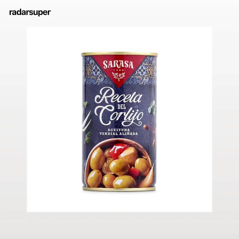 Aceitunas aliñadas receta del cortijo Sarasa 185 g