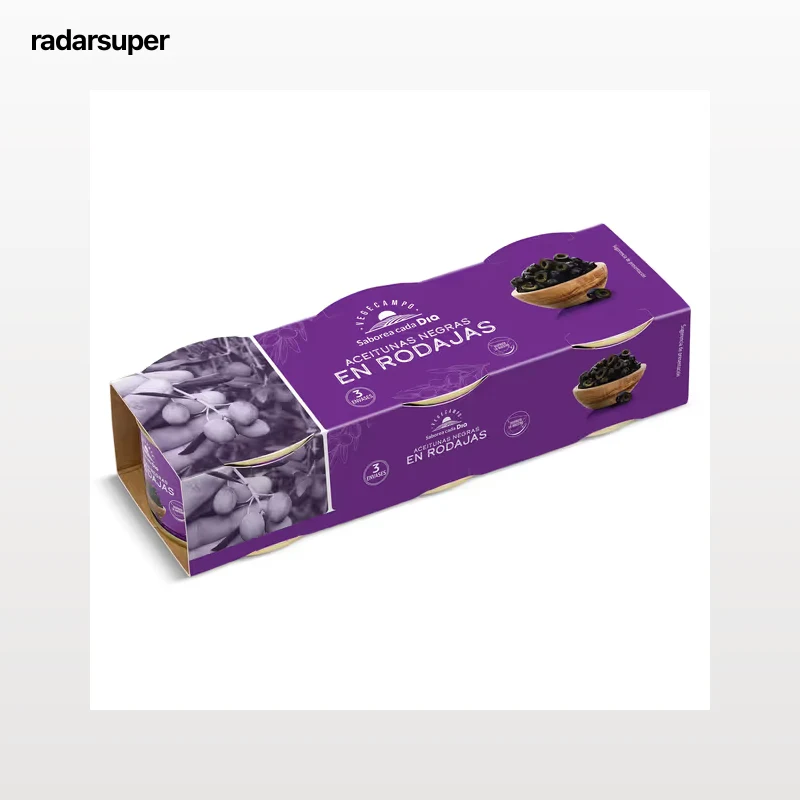 Aceitunas negras en rodajas Dia Vegecampo 3 x 50 g