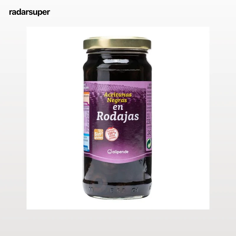 Aceitunas en rodajas Alipende 105g negra