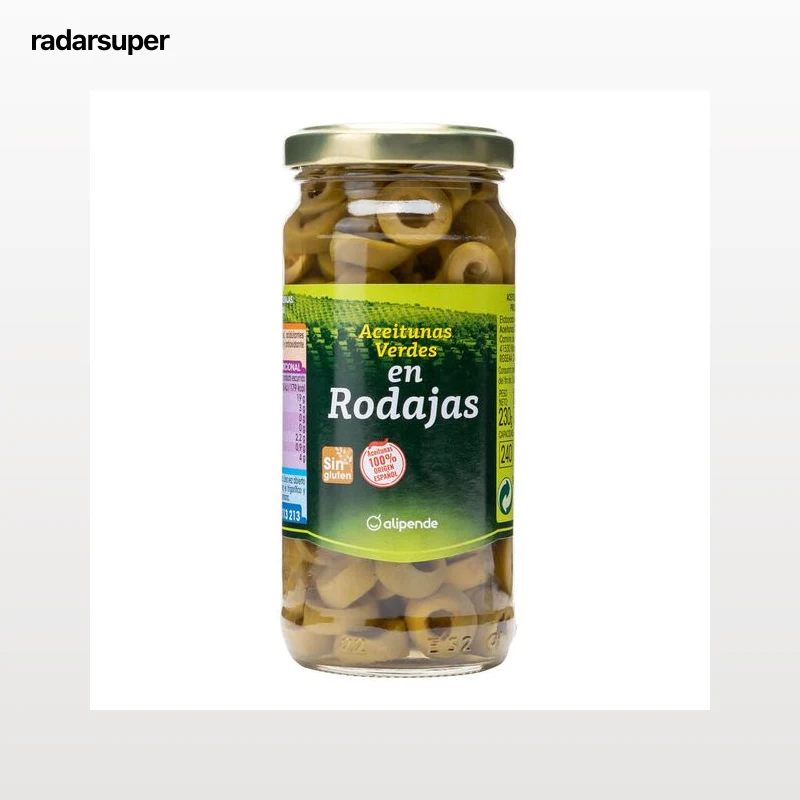 Aceitunas en rodajas Alipende 105g verde