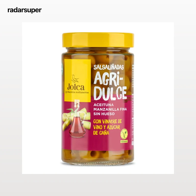 Aceitunas salsaliñadas agridulce Jolca 400 g